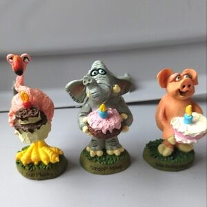 Three Doug Harris Over The Hill Birthday Animal Body Bobbers